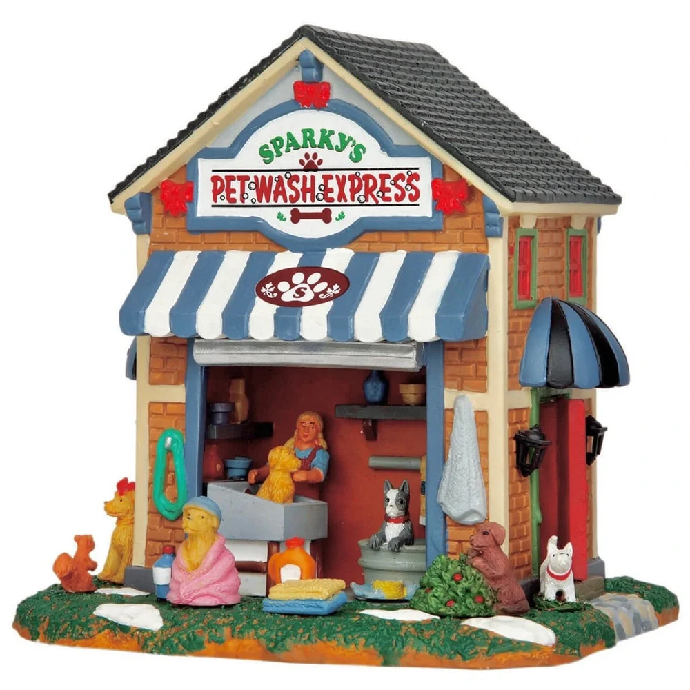Lemax Village Collection Sparky's Pet Wash Express #53234